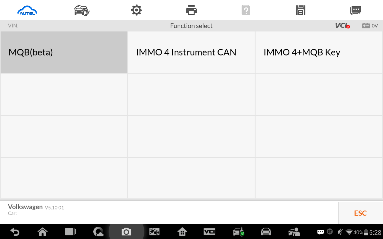 V5.10 IMMO IV IMMO IV+MQB et MQB procédure de programmation des clés