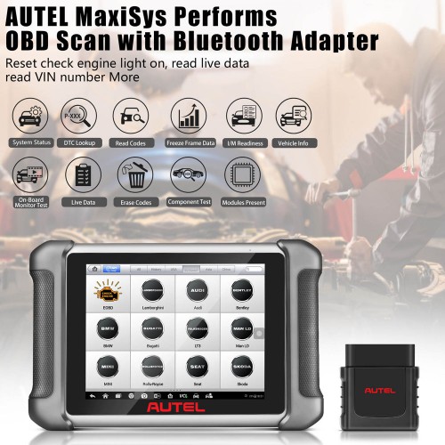 Original Autel MaxiVCI Mini VCI Mini Bluetooth Diagnostic Interface pour MK808BT MK808TS MX808TS MP808TS TS608