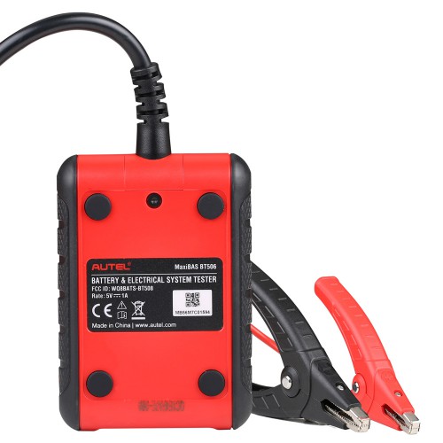 AUTEL MaxiBAS BT506 Battery Tester Electrical System Analysis Scanner Fonctionne avec la Tablette Autel MaxiSys English Version