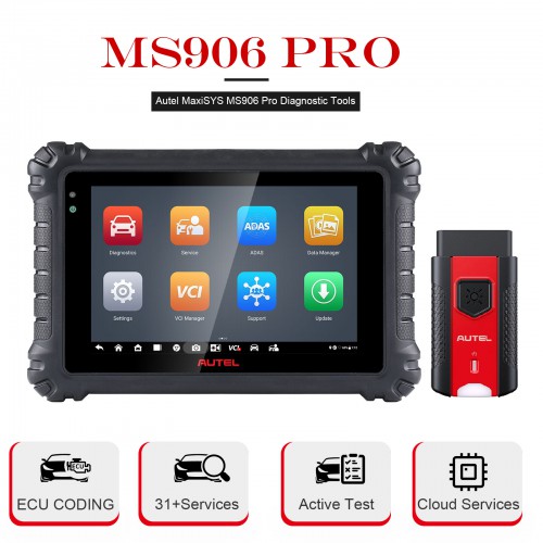 Autel MaxiSYS MS906 Pro MS906PRO OBD2/OBD1 Bi-Directional Tablet Diagnostic Scanner Mise à niveau de MS906BT