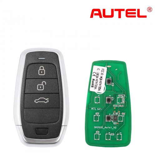 AUTEL MAXIIM IKEY Standard Style IKEYAT003BL 3 Buttons Independent Smart Key (Lock/ Unlock/ Trunk)