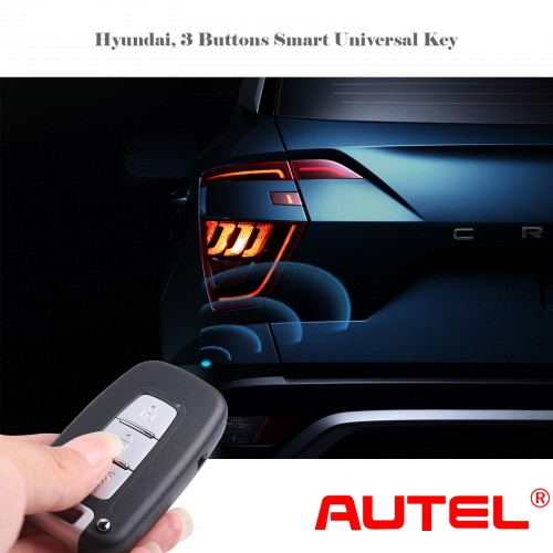 AUTEL MAXIIM IKEY Premium Style IKEYHY003AL Hyundai 3 Buttons Universal Smart Key (Trunk)