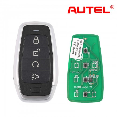 AUTEL MAXIIM IKEY Standard Style IKEYAT004BL 4 Buttons Independent Smart Key (Remote Start)