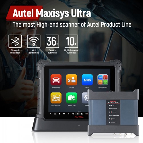 2023 Autel Maxisys Ultra Top Intelligent Automotive Full Systems Diagnostic Scanner Support Guidance Function Topology Module Mapping