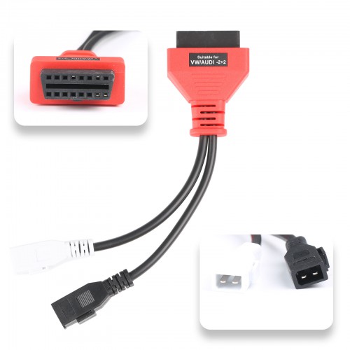 Ensemble complet OBDII Câbles et Connectors Kit de AUTEL DS808/MK808/MP808 (Seuls Câbles et Connecteurs)