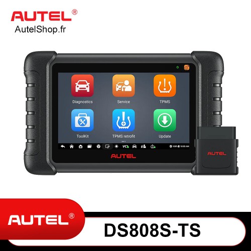 Français Autel MaxiDas DS808S-TS Wireless OE-Level All Systems Diagnostic Scanner avec Complete TPMS Function Remplacer MP808S/ DS808TS/MP808TS