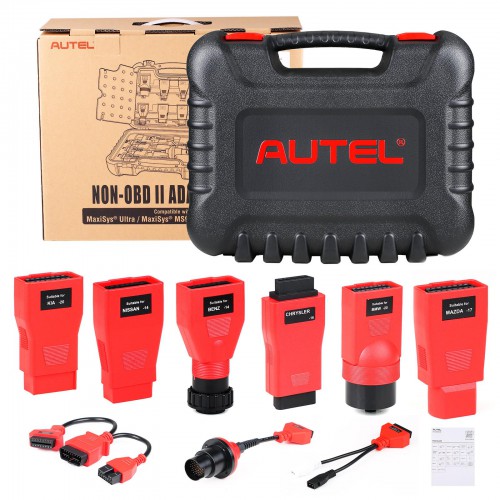 Autel Maxisys Ultra Top Intelligent Automotive Full Systems Diagnostic Scanner plus Autel MaxiSYS MSOBD2KIT Kit Adapter