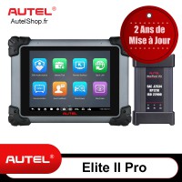 Français Autel MaxiSys Elite II Pro OBD2 Full System Diagnostic Scanner Support J2534 ECU Coding SCAN VIN